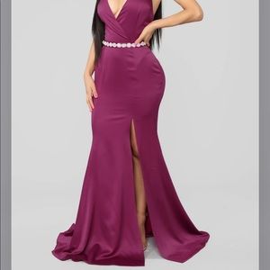 Gerry Satin Mermaid Dress